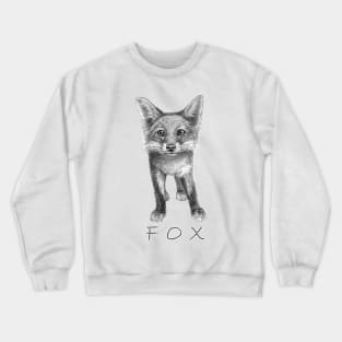 Curious Fox cub G21-022 Crewneck Sweatshirt